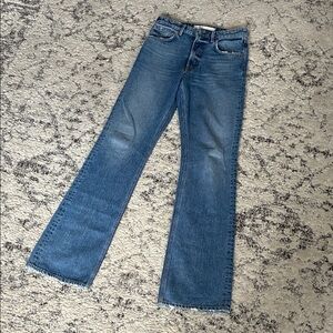 GRLFRND “The Melanie” High Rise Boot Cut Classic Blue Women's Jeans—-Size: 25